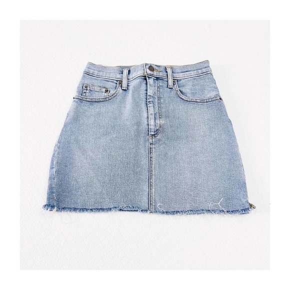 Wilfred Free Denim Blue Jean Mini Skirt SZ4 - Picture 1 of 8
